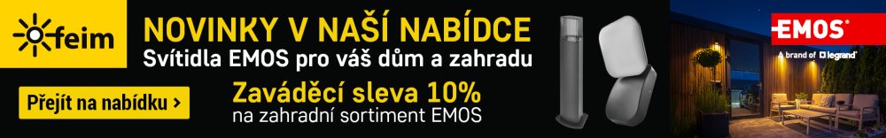 Záhradníé osvětlení Emos Garden – Novinky se slevou 10 %
