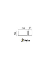REDO 90324 KODIAK exteriérové nástenné svietidlo SMD LED 8W 700lm 3000K IP65 biela