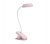 Philips 8719514396876 Donutclip stolní dotyková klipsová lampička s lupou LED 3W/175lm 4000K USB růžová stmívatelná