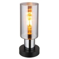 GLOBO 15708T LIDARIA stolná lampička V270mm 1xE27 čierna, dymová