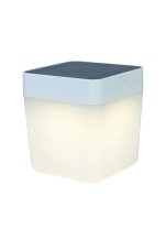 LUTEC 6908001331 TABLE CUBE solárne stolové LED svietidlo 1W 3000K IP44 biela