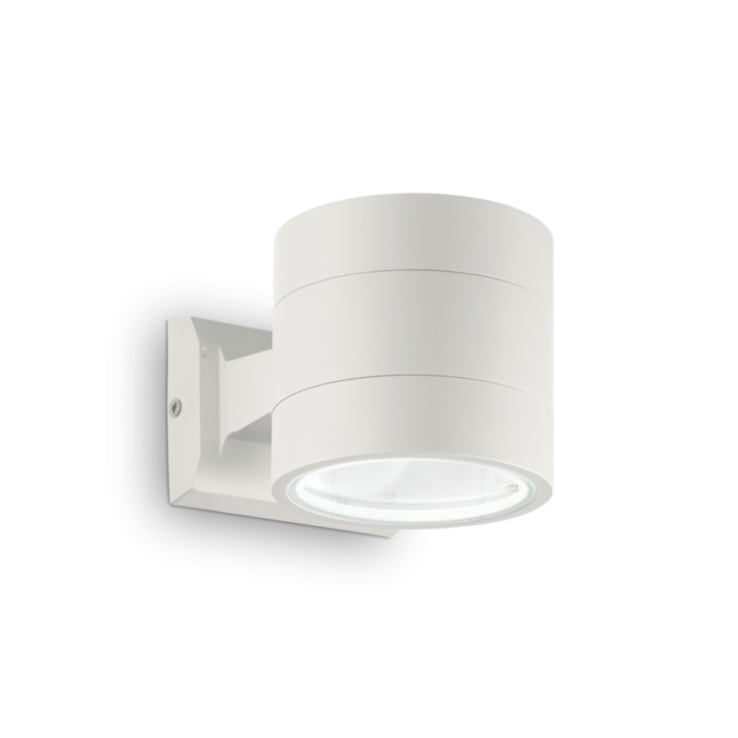 Exteriérové ​​nástěnné svítidlo Ideal lux 144283 SNIF ROUND AP1 BIANCO 1xG9 40W bílá IP54