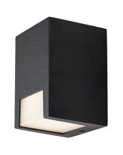 RABALUX 77054 Cernon vonkajšie nástenné svietidlo 1xGU10 IP44 čierna, biela