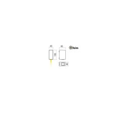 REDO 90413 ACE exteriérové nástenné svietidlo POWER LED 3,36W 85lm 3000K IP54 biela