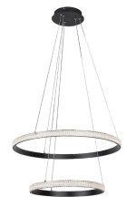 RABALUX 72259 Grete závesné svietidlo D600mm LED 60W/3450lm 3000K čierna, biela