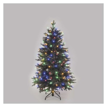 D5AM03 EMOS CHERRY vánoční řetěz Cherry 200 LED, zelený drát, 20m, časovač, multicolor, IP44