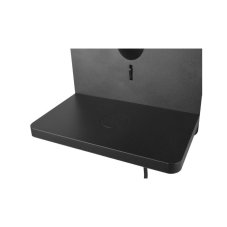 TRIO 262670132 COMFORT nástenné svietidlo s vypínačom 1xE14 čierna matná, nabíjacia stanica, USB port, USB-C