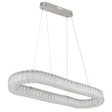GLOBO 67162-58 MUCKY závěsné svítidlo LED 58W/3566lm 2700-6000K chromová, průhledná, dálkový ovladač