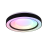 TRIO R65091032 ARCO stropné svietidlo LED D490mm 22W/2500lm 2700-6000K matná čierna, RGB, stmievateľné, diaľkový ovládač, starlight fekt