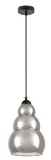 RABALUX 72211 Salvatore závesné svietidlo 1xE27 D200mm čierna, dymová