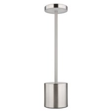 GLOBO 21019N POLINA dotyková stolná lampička V340mm LED 1,2W/138lm 2000+7000+3500K matný nikel, biela, vrátane batérie CR18650 1200mAh, USB kábel