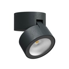 REDO 90627 SHAFT vonkajšie stropné/nástenné svietidlo D90mm COB LED 12W 1256/990lm 3000K IP65 antracit