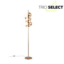 TRIO SELECT 417400779 BUBBLE stojacia lampa V1550mm 7xG9 zlatá, biela