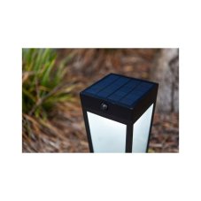 LUTEC Connected Light 6996601012 DIAS exteriérové solárne svietidlo zapichovací stĺpik so senzorom LED V309+175mm 8,4W/900lm 2700-6500K+RGB IP44, 2200mAh 3,7VDC Li-ion battery, čierna matná