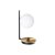 Ideal Lux 273679 BIRDS stolná lampička 1xG9 čierna, mosadz, biela