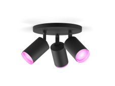 Philips Hue White and color ambiance 8720169319332 Fugato spot 3xGU10 4,2W 2000-6500+RGB čierna
