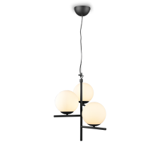 TRIO 302000332 PURE závěsné svítidlo D400mm 3xE14 matná černá