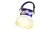 Immax 08493L  solárna kempingová lampa LED 10W 3600-4400K RGB IP65, modrá, solárny panel, stmievateľná, integrovaný RGB pásik