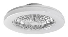 RABALUX 71333 Dalfon2 stropné svietidlo s ventilátorom D485mm LED 48W/3500lm 3000-6500K biela, stmievateľné, diaľkový ovládač, starlight efekt
