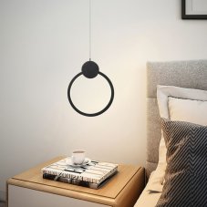 IMMAX 07233L NEO LITE OVALE Inteligentné závesné LED svietidlo 18W 26cm čierna