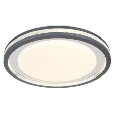 GLOBO 48373-30 TERPSA stropné svietidlo D478mm LED 30W/1700lm 2700-6500K čierna, sivá, biela, diaľkový ovládač