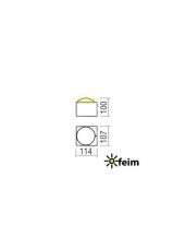 REDO 90274 ARI exteriérové nástenné svietidlo CREE COB LED 8W 670lm 3000K IP65 tmavošedá