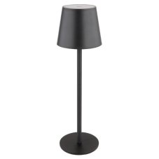 GLOBO 58438G VANNIE dotyková stolná lampička V360mm LED 3W/130lm 3000K IP44 čierna, biela, vrátane batérie CR18650 1800mAh 3,7V, USB-C kábel