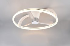 TRIO Reality R64262131 STOCKHOLM Stropné svietidlo s ventilátorom D730mm SMD LED 37W/4300lm 2700-6500K biela, diaľkový ovládač