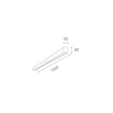 LED2 1312333 LINO LASER 120 P stropné svietidlo LED 24-32W 3000K čierne