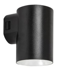 RABALUX 77154 Urfa vonkajšie nástenné svietidlo LED 9W/900lm 2700+4000+6500K IP65 čierna