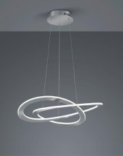 TRIO 321710107 OAKLAND Závesné svietidlo 710mm LED 1X52W/5650lm 3000K Matný nerez, Switchdimmer