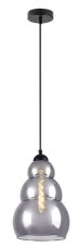 RABALUX 72211 Salvatore závesné svietidlo 1xE27 D200mm čierna, dymová