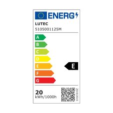 LUTEC 5105001125 DOBLO exteriérové nástenné svietidlo LED 19,1W 1500lm 3000K IP54 tmavá šedá