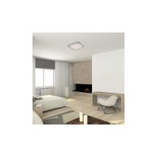 RABALUX 3479 Linden stropné svietidlo LED D455mm 72W/5800lm 3000-6500K chróm, biela, stmievateľné, diaľkové ovládanie, starlight efekt