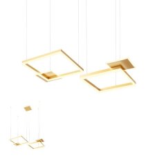 REDO 01-2612 SIGUA závesné svietidlo LED 110W/5499lm 3000K zlatá, switchdimmer