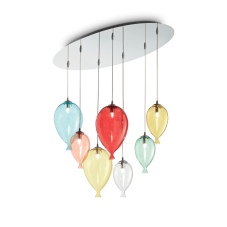 Závesné svietidlo Ideal lux 100937 CLOWN SP7 COLOR 7xG9 28W