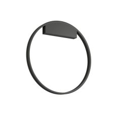 REDO 01-2826 FEBE nástěnné svítidlo D600mm LED 37W/2516lm 4000K černá, switchdimmer