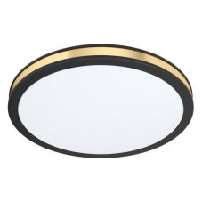 Eglo 99406 PESCAITO Stropné svietidlo LED D280mm 12W/1350lm 3000K, čierna, biela, zlatá
