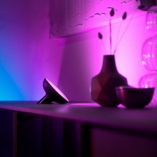 Philips HUE Bloom Gen4 EU/UK dekoračné stolové LED svietidlo 7.1W/500lm 2000-6500K čierna Bluetooth