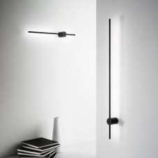 Ideal Lux 285108 ESSENCE nástenné svietidlo LED D1240mm 17W/1850lm 3000K čierna