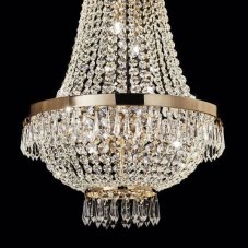 Závesné svietidlo/Luster Ideal lux 114736 CAESAR SP9 ORO 9xG9 40W zlato