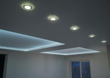 TRIO 653610106 ARGUS zápustné svietidlo SMD LED D82mm 5W/350lm 3000K+RGBW chrómová, stmievateľné, diaľkový ovládač