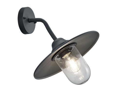 201760142 TRIO BRENTA venkovní nástěnné svítidlo 1xE27 40W IP44 antracit