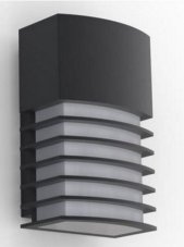 LUTEC 5207601012 FULTON exteriérové nástenné svietidlo E27 40W IP44 matná čierna