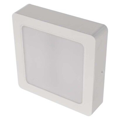 Emos ZM6442 LED RUBIC stropní/nástěnné přisazené klasické svítidlo čtverec 170 × 170 × 42 mm 18W 1800lm 4000K bíla