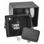 Emos ZGF010P OCULUS venkovní nástěnné svítidlo GU10 88 × 67 × 80 mm  IP44 černá