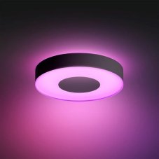 Philips HUE LED White and color Ambiance 41163/30/P9 Infuse M stropné svietidlo 33,5W 2350lm 2200-6500K+RGB 38,1cm čierne stmievateľné BlueTooth