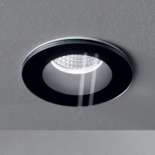Ideal Lux 252032 ROOM-65 zápustné svietidlo LED D98mm 8W/800lm 3000K IP65 čierna