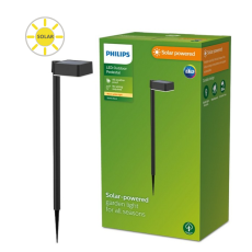 Philips 8720169265684 Outdoor solar Vynce solární zapichovací svítidlo/sloupek LED 1,5W/200lm 2700K IP44 černá