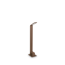 Ideal lux 326689 OUTDOOR AGOS vonkajšie stojanové svietidlo/stĺpik LED V600mm 6,5W 670/560lm 3000K IP54 kávová